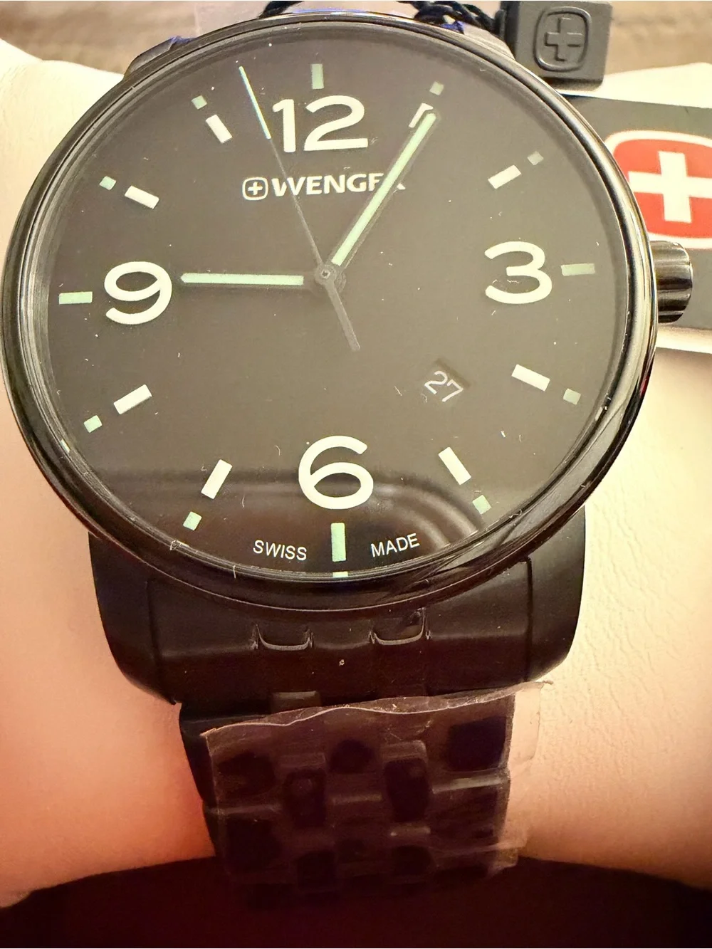 Wenger Urban Metropolitan Men's Black PVD Watch